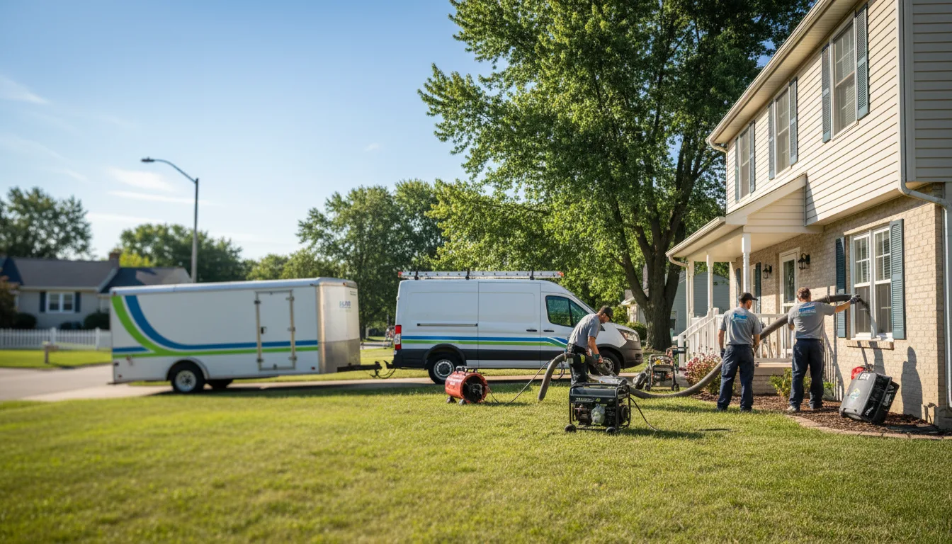 Flooded Basement Restoration And Cleanup With Repair in Beulah, MI near me